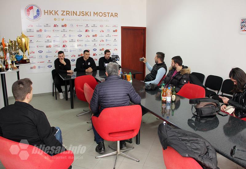 Detalj s konferencije za medije - Zrinjskom dolazi Igokea: Mostarci kažu da im motiva neće nedostajati